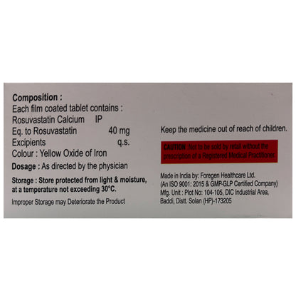 Xarostat 40 Tablet