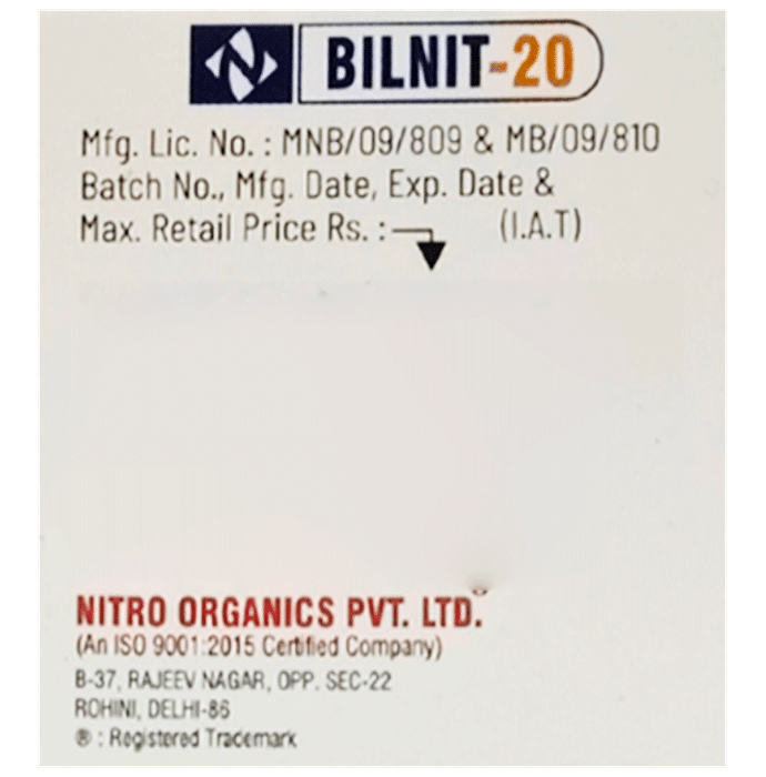 Bilnit 20 Tablet