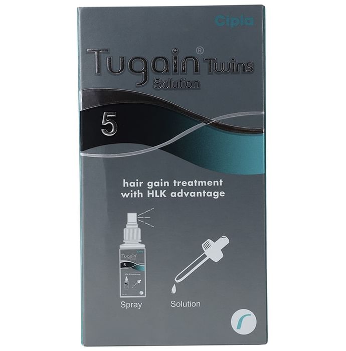 Tugain Twins 5 Solution for Hair Growth(60ml Each) - Classic Derma