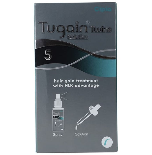 Tugain Twins 5 Solution for Hair Growth(60ml Each) - Classic Derma