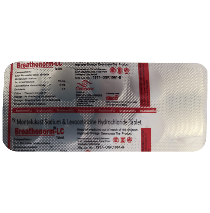 Breathonorm-LC Tablet - Classic Derma