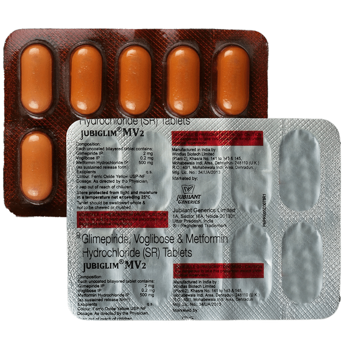 Jubiglim MV 2 Tablet SR - Classic Derma