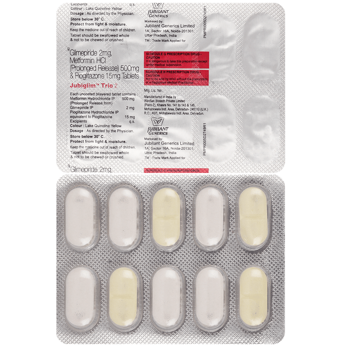 Jubiglim Trio 2 Tablet PR - Classic Derma