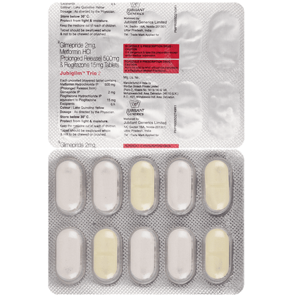 Jubiglim Trio 2 Tablet PR - Classic Derma