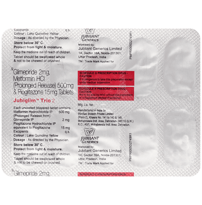 Jubiglim Trio 2 Tablet PR