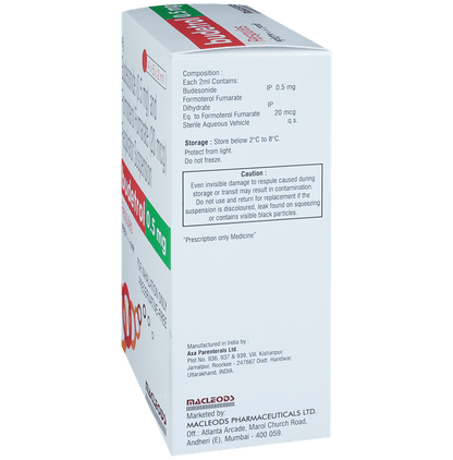 Budetrol 20mcg/0.5mg Respules