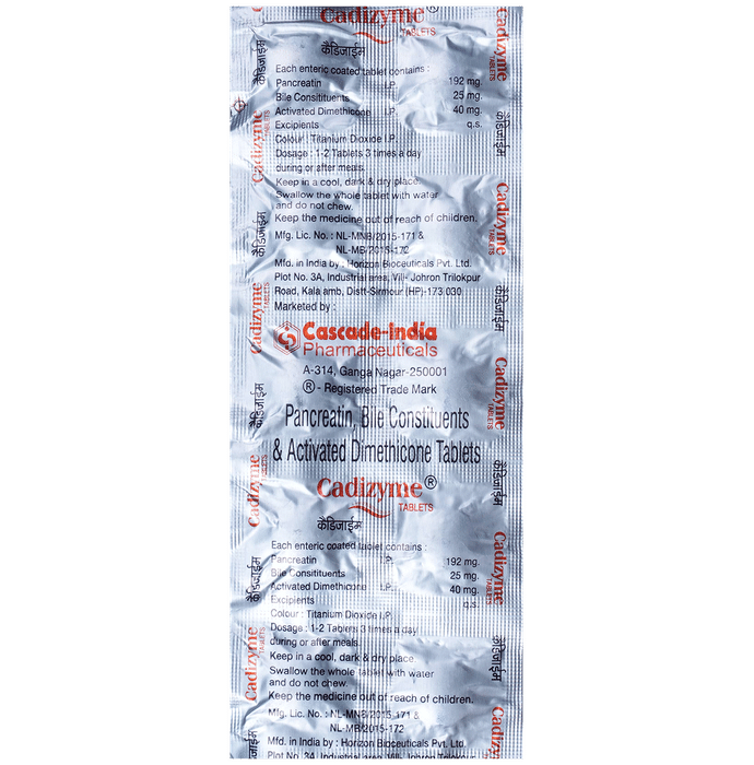 Cadizyme Tablet