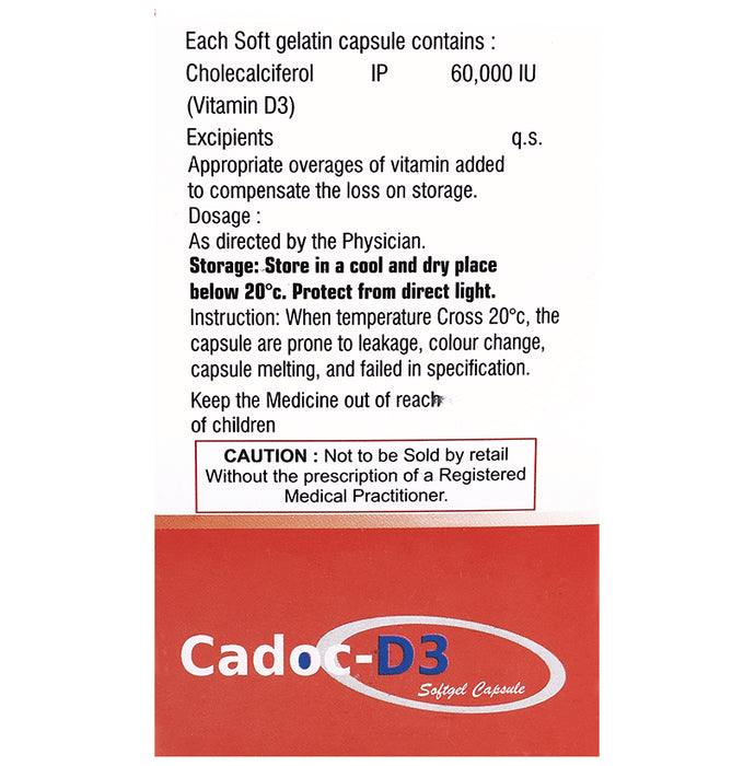 Cadoc-D3 SoftgelCapsule