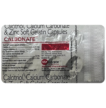 Calbonate Softgel Capsule