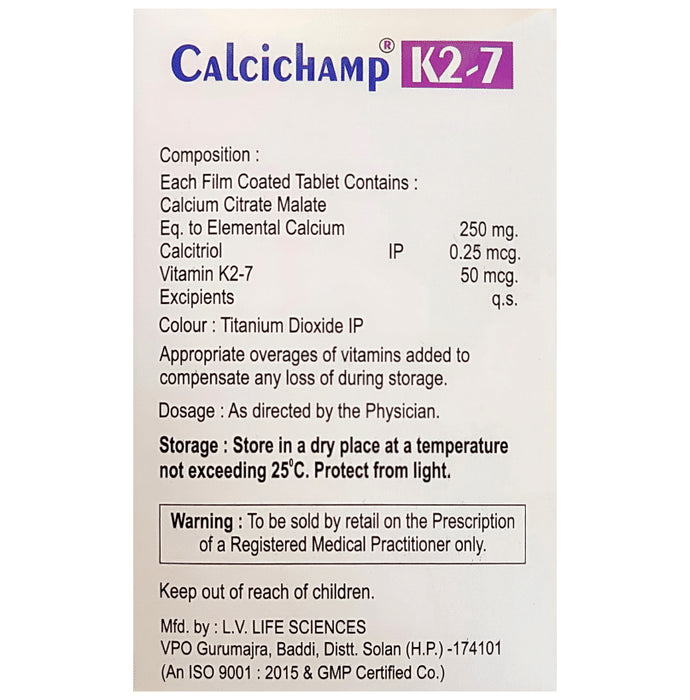 Calcichamp K2 7 Tablet