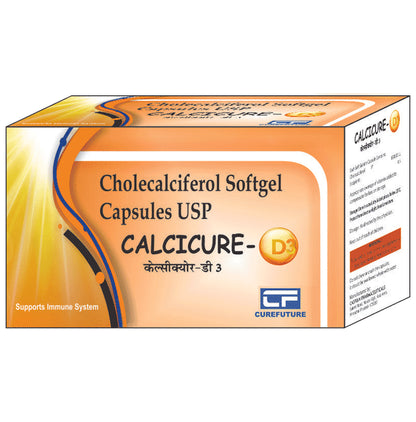 Calcicure-D3 Soft Gelatin Capsule - Classic Derma