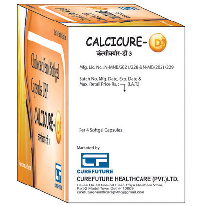 Calcicure-D3 Soft Gelatin Capsule