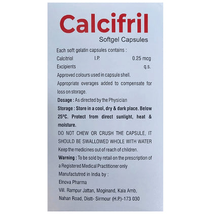 Calcifril Softgel Capsule