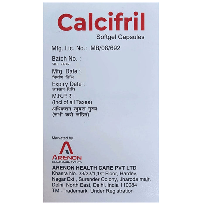 Calcifril Softgel Capsule