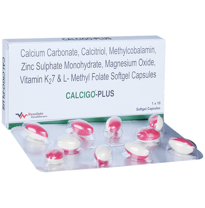 Calcigo Plus Softgel Capsule - Classic Derma