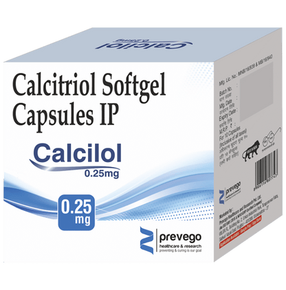 Calcilol 0.25mg Softgel Capsule - Classic Derma