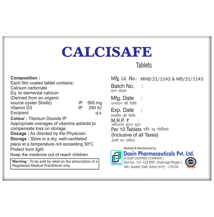 Calcisafe Tablet