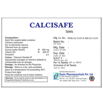 Calcisafe Tablet
