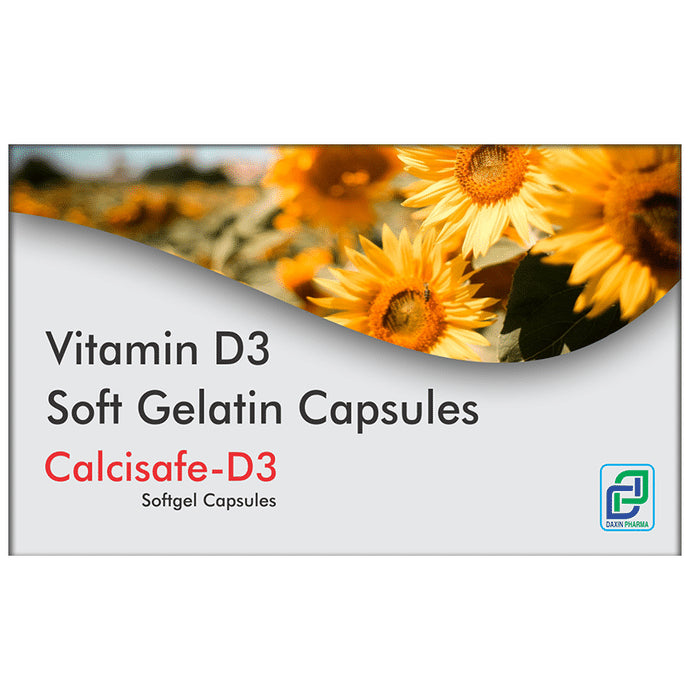 Calcisafe-D3 Softgel Capsule - Classic Derma