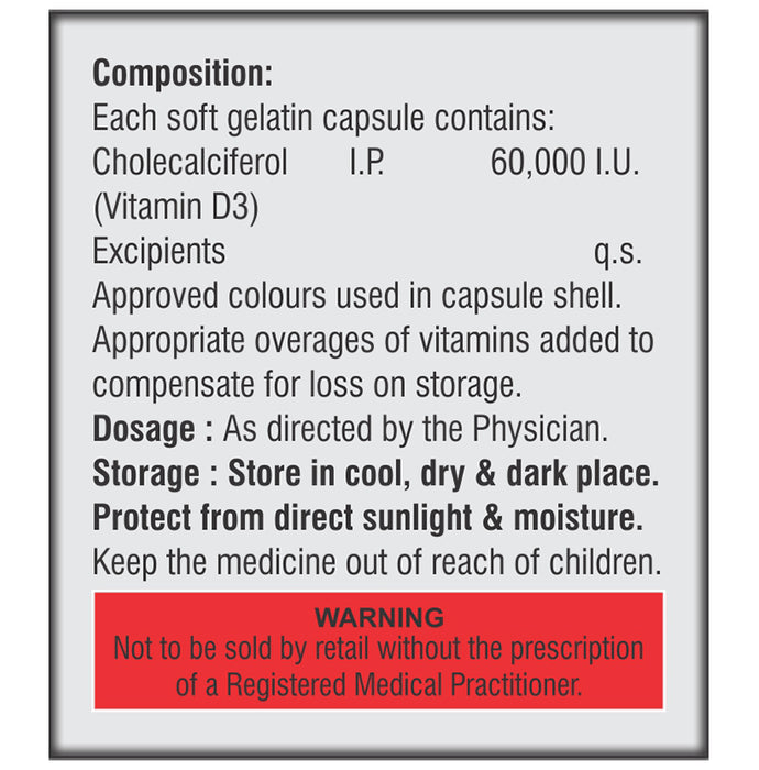 Calcisafe-D3 Softgel Capsule