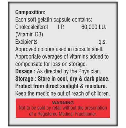 Calcisafe-D3 Softgel Capsule