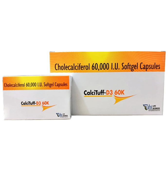 Calcituff-D3 60K Softgel Capsule - Classic Derma