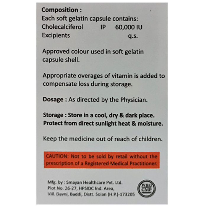 Calcituff-D3 60K Softgel Capsule
