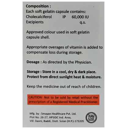 Calcituff-D3 60K Softgel Capsule