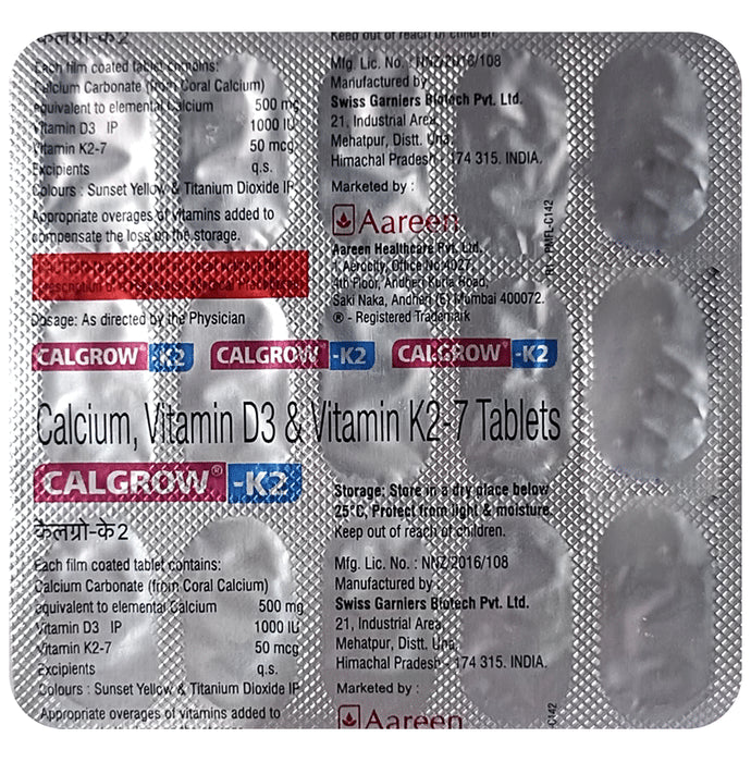Calgrow-K2 Tablet