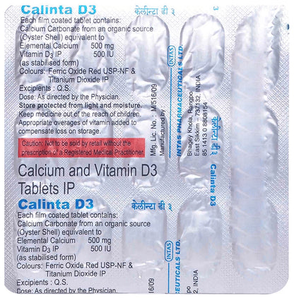 Calinta D3 Tablet