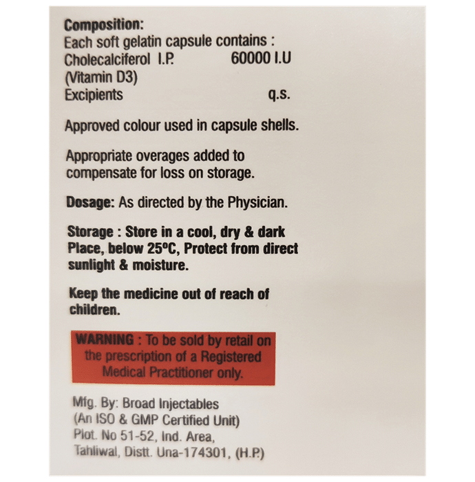 Calpalm 60K Softgel Capsule