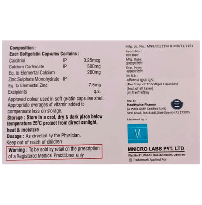 Calprize-D3 Softgel Capsule