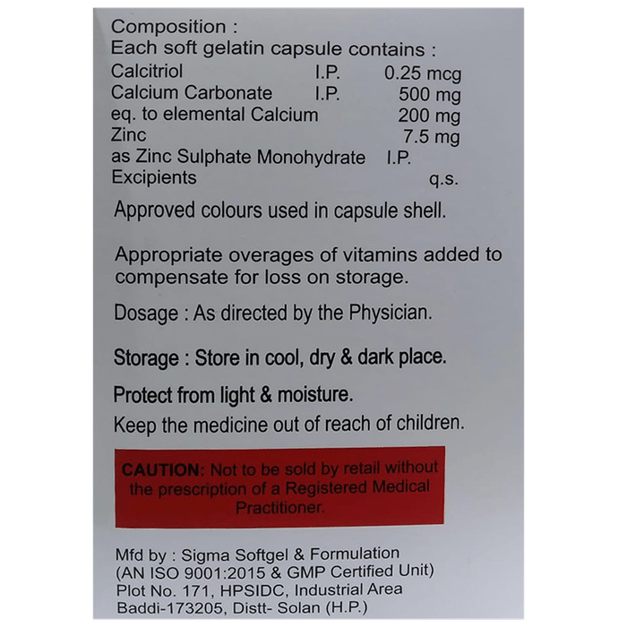 Calsafe-Plus Softgel Capsule