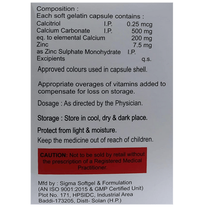 Calsafe-Plus Softgel Capsule