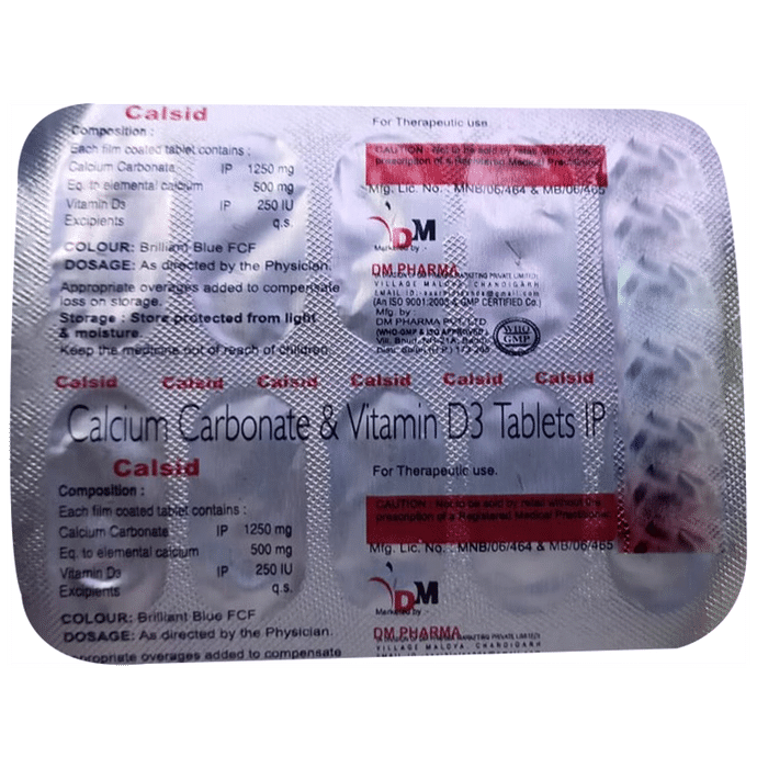 Calsid Tablet - Classic Derma