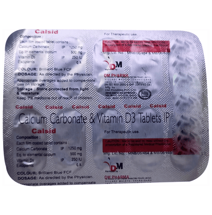 Calsid Tablet - Classic Derma