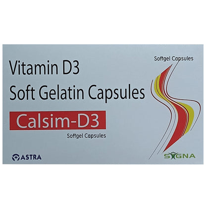 Calsim-D3 Softgel Capsule - Classic Derma