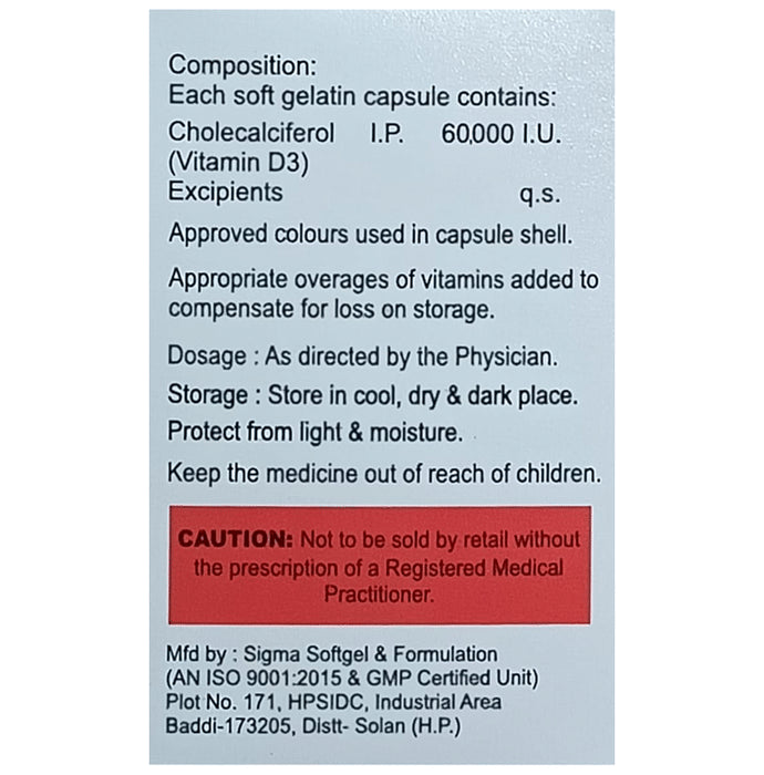 Calsim-D3 Softgel Capsule