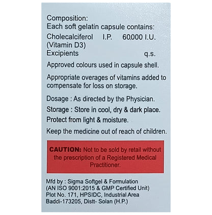 Calsim-D3 Softgel Capsule