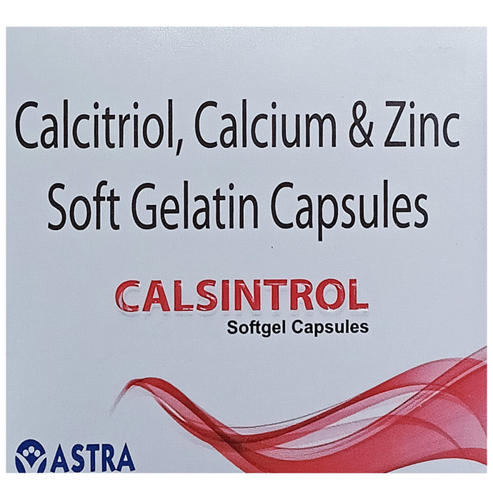 Calsintrol Softgel Capsule - Classic Derma