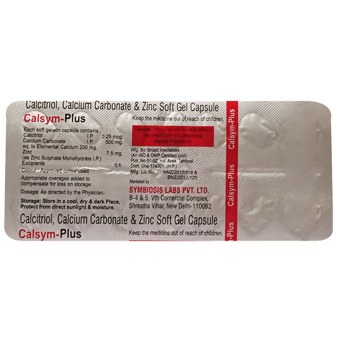 Calsym-Plus Soft Gel Capsule