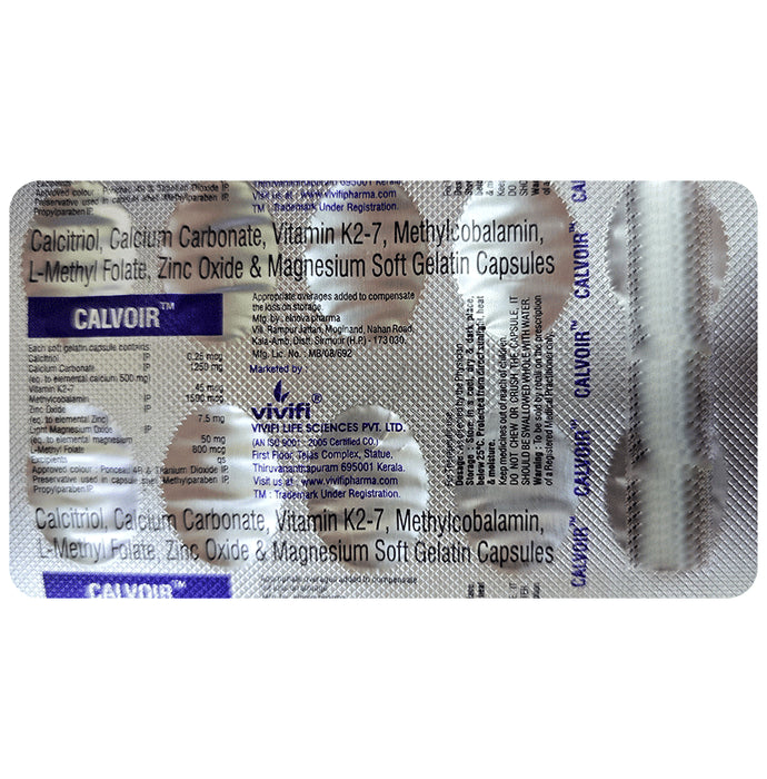 Calvoir Softgel Capsule