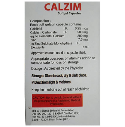 Calzim Softgel Capsule
