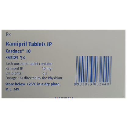 Cardace 10 Tablet