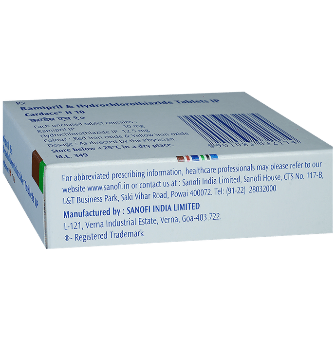 Cardace H 10 Tablet