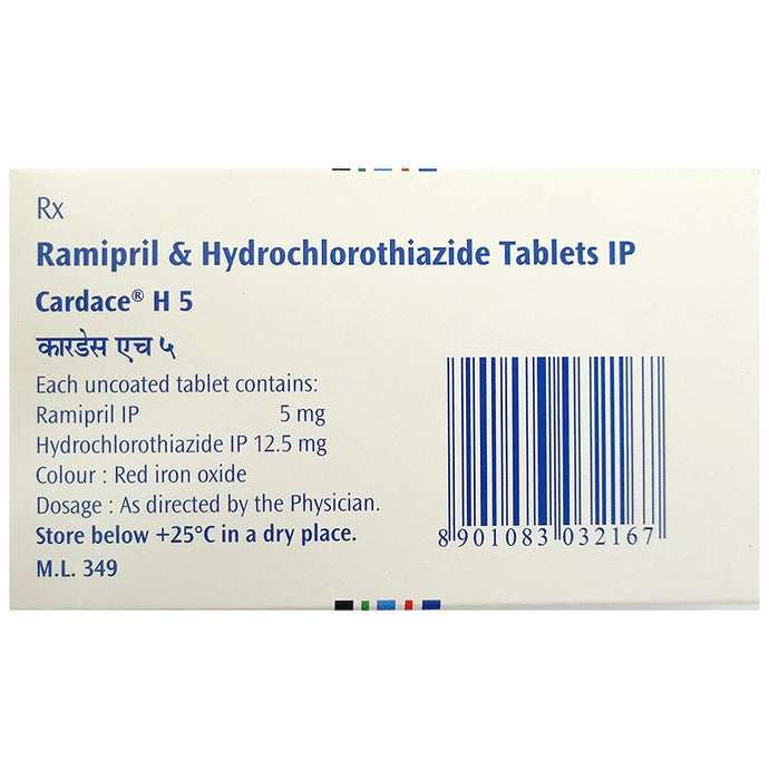 Cardace H 5 Tablet
