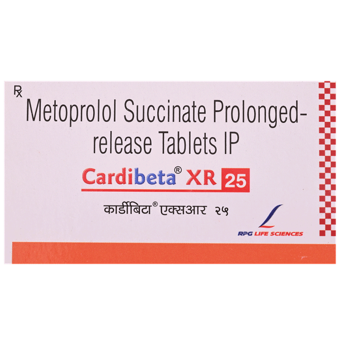Cardibeta XR 25 Tablet - Classic Derma