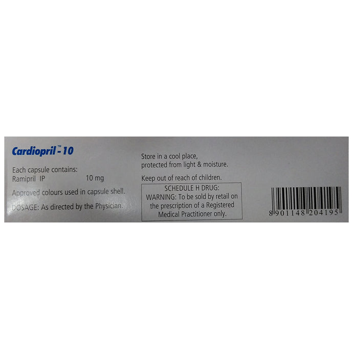 Cardiopril 10 Capsule