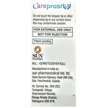 Careprost LS BKC Free Eye drop