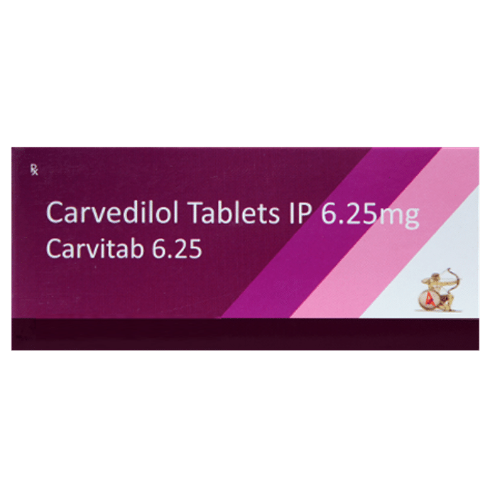 Carvitab 6.25 Tablet - Classic Derma